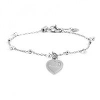 Bracciale Marlù Donna Nel Mio Cuore in Acciaio Zirconia 15BR081-W